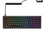 Sharkoon SKILLER SGK50 S2 PBT - Black Gaming-Tastatur, Gateron G Pro 3.0 Yellow