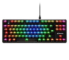 Sharkoon Crystal Shark mechanische Gaming-Tastatur, schwarz