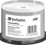 Verbatim DataLifePlus Professional - 50 x DVD+R DL - 8.5 GB 8x - breite Thermodruckfläche – Spindel