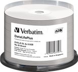 Verbatim DataLifePlus Professional - 50 x DVD+R DL - 8.5 GB 8x - breite Thermodruckfläche – Spindel