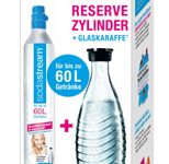 Sodastream Reservezylinder 60 L + 1 Glaskaraffe