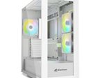 Sharkoon PC Gehäuse Rebel C60 White RGB ATX weiß