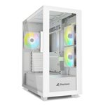 Sharkoon PC Gehäuse Rebel C60 White RGB ATX weiß
