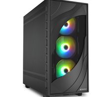 Sharkoon PC Gehäuse Rebel C80M RGB ATX schwarz