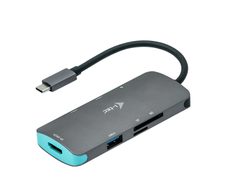 I-TEC USB C Metal Nano Docking Station mit Power Delivery 100W