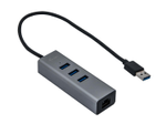 I-TEC USB-A Metal Hub 3 Port mit Giga Ethernet Adapter