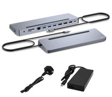 I-TEC USB-C Metal Ergonomic Docking Station mit Power Delivery 100W