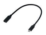 I-TEC USB C Verlängerungskabel Kabel 30 cm