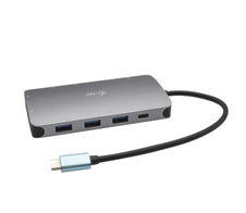 I-TEC USB-C Metal Nano Docking Station mit Netzteil 100W