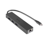 I-TEC USB-C Slim Hub 3 Port mit GLAN
