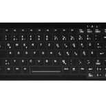 Active Key AK-C4110 kabellose Hygiene-Tastatur - QWERTZ Deutsch - Schwarz