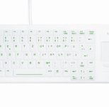 Active Key AK-C4400 Hygiene-Tastatur mit TouchPad  - Deutsch - Weiß