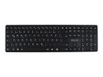 V7 KW550DEBT kabellose/kabelgebundene Tastatur - QWERTZ DE – schwarz