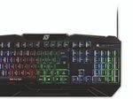 MediaRange MRGS102 kabelgebundenes Gaming Tastatur Maus Set - QWERTZ DE - schwarz
