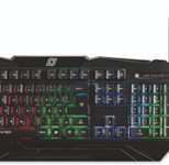 MediaRange MRGS102 kabelgebundenes Gaming Tastatur Maus Set - QWERTZ DE - schwarz