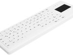 Active Key AK-C4400 medizinische USB Mini-Tastatur mit integriertem Touchpad Weiß