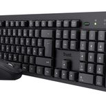 Trust TKM-360 Stilles kabelloses Tastatur-Maus-Set - Schwarz DE