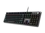 MSI FORGE GK310 RED DE Tastatur Gaming USB QWERTZ Deutsch Schwarz