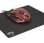 Trust Gaming GXT 783 Izza Gamer-Maus und Mauspad - Schwarz