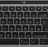 Logitech MX Keys S for Mac Tastatur Büro RF Wireless + Bluetooth QWERTZ Deutsch Aluminium, Schwarz