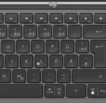 Logitech K950 Signature Slim Tastatur Büro RF Wireless + Bluetooth QWERTZ Deutsch Graphit