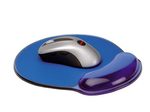 ROLINE Mausmatte mit Handgelenkauflage, blau