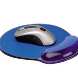 ROLINE Mausmatte mit Handgelenkauflage, blau