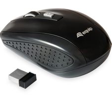 Equip kabellose Reisemaus mit 4 Tasten, schwarz