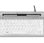 BakkerElkhuizen S-board 840 kabelgebundene Tastatur - QWERTY UK - hellgrau, weiß