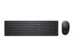 Dell KM5221W kabelloses Tastatur und Maus Set - QWERTY US - schwarz