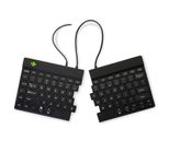R-Go Tools Split Break kabelgebundene Tastatur - QWERTY US - schwarz