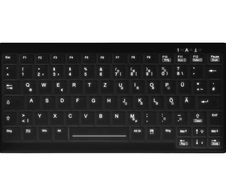 Active Key AK-C4110 Tastatur Industriell USB Deutsch Schwarz