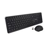 V7 CKW350US kabelloses Tastatur- und Maus-Set - QWERTY US - schwarz