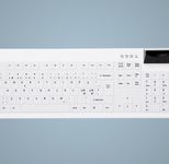 Active Key AK-C8200 Hygiene Tastatur mit Smart ID Card Reader - Deutsch - Weiß