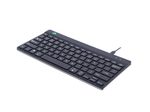 R-Go Tools Compact Break kabelgebundene Tastatur - QWERTY US - schwarz