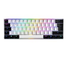 Sharkoon SKILLER SGK50 S4 Gaming Tastatur wh Kailh Blue - DE Layout, Weiß