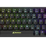 Sharkoon PureWriter W65 Tastatur Black Kailh Brown - DE Layout, Schwarz