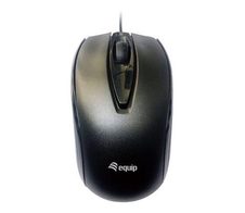 Equip Kompakt kabelgebundene Maus - USB-C, Schwarz
