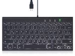Perixx PERIBOARD-429 kabelgebundene Mini- Tastatur - QWERTZ DE - schwarz