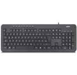 InLine Design Keyboard, Tastatur, USB-Kabel, DE Layout, schwarz