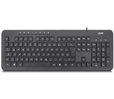 InLine Design Keyboard, Tastatur, USB-Kabel, DE Layout, schwarz