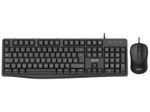 InLine Basic Desktop II, kabelgebundenes Tastatur-Maus Set, schwarz