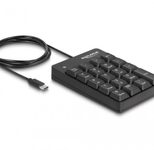 DeLOCK Nummernblock 19 Tasten - USB-C - Schwarz