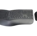 Conceptronic ORAZIO ERGO Set aus ergonomischer Tastatur und vertikaler Maus, QWERTZ deutsch, schwarz