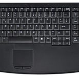 Active Key AK-7410-G Tastatur mit Touchpad - QWERTZ Deutsch - Schwarz