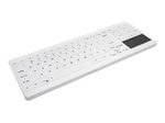 Active Key MedicalKey AK-C7412F Tastatur mit Touchpad - QWERTZ Deutsch - Weiß
