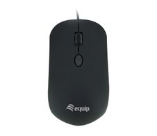 Equip kabelgebundene Komfortmaus, schwarz