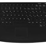 Active Key AK-4450-G Tastatur mit Touchpad - QWERTZ Deutsch - Schwarz