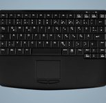 Active Key AK-4450 Hygiene-Tastatur mit Touchpad - QWERTZ Deutsch - Schwarz