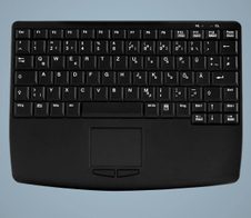 Active Key AK-4450 Hygiene-Tastatur mit Touchpad - QWERTZ Deutsch - Schwarz